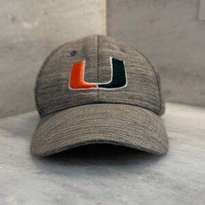 UNIVERSITY OF MIAMI HURRICANES Captivating Headwear polyester Baseball Cap Hat